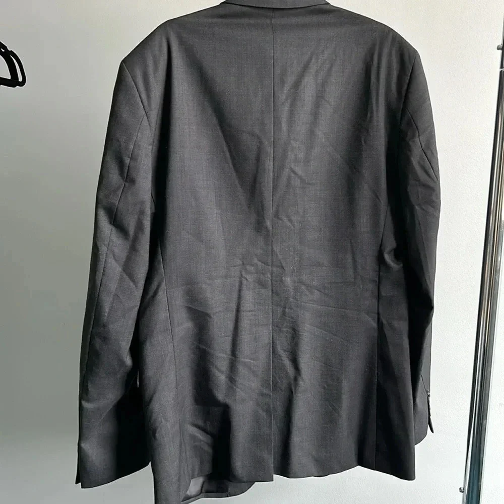 Men's Jos. A Bank Gray Blazer Jacket | 44XL Jacket | Professional | Wool